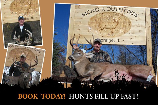 Book Today! Trophy Whitetail Hunts Fill Up Fast!